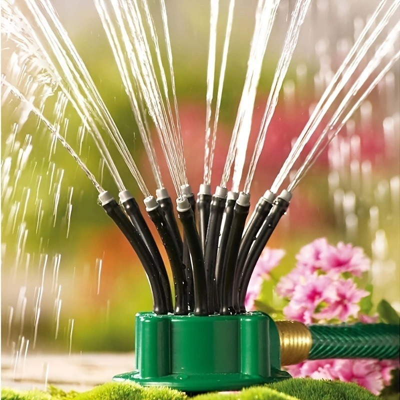 Gardening Tools China - 360° Rotating Automatic Garden Sprinkler, Multi-Head