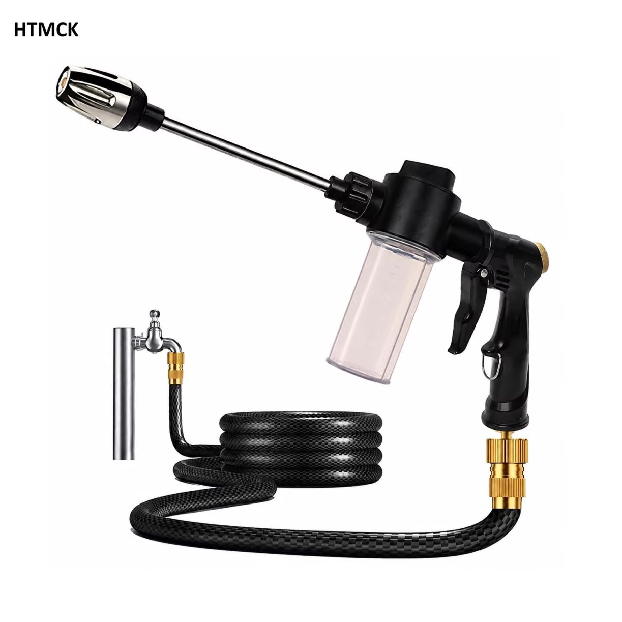 Garden Hose Nozzle - HTMCK Household Garden Water Gun Hose