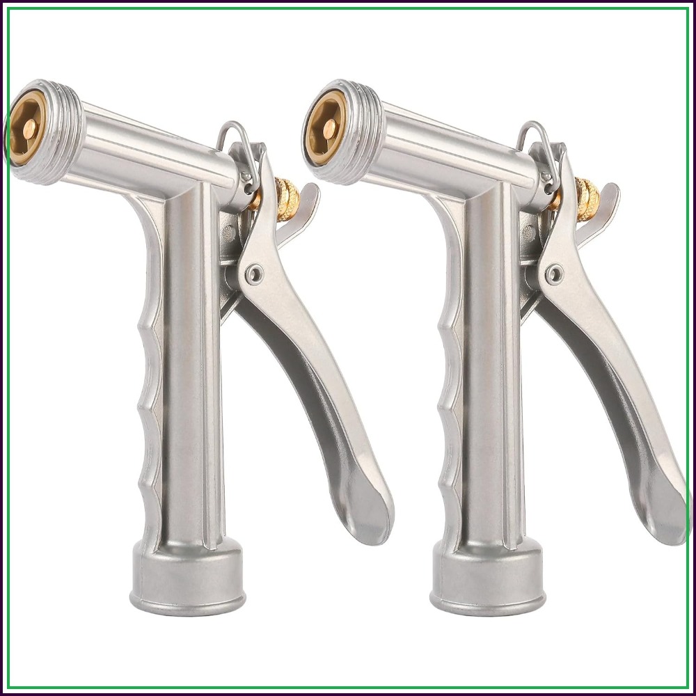 Garden Hose Nozzle - 2-Pack Zinc Alloy Garden Hose Nozzle,