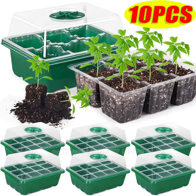Seed Starter Kit with Adjustab - Propagation Tray Dome recension och pris