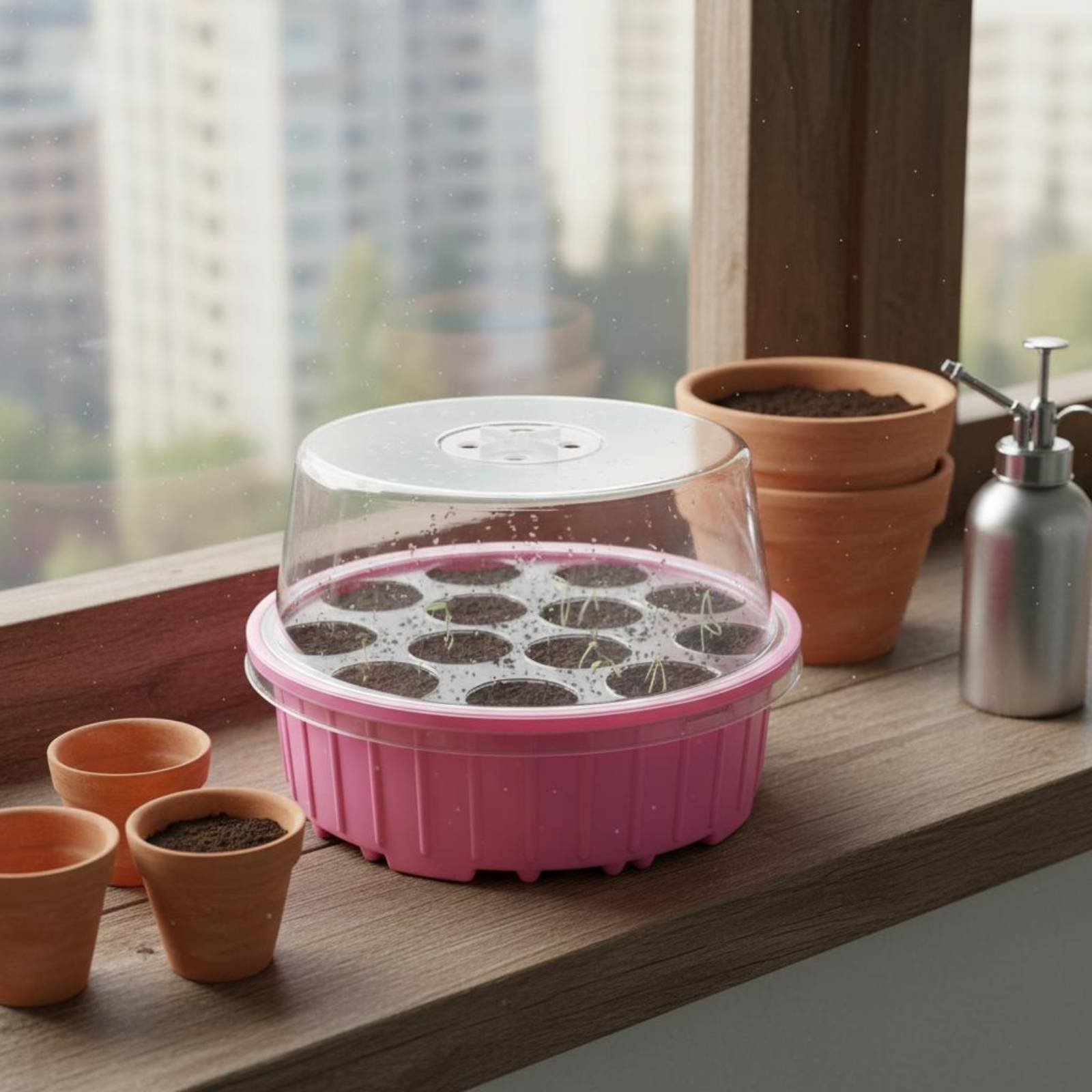 3 Pieces 13-Hole Seed Tray Moi - Propagation Tray Dome recension och pris