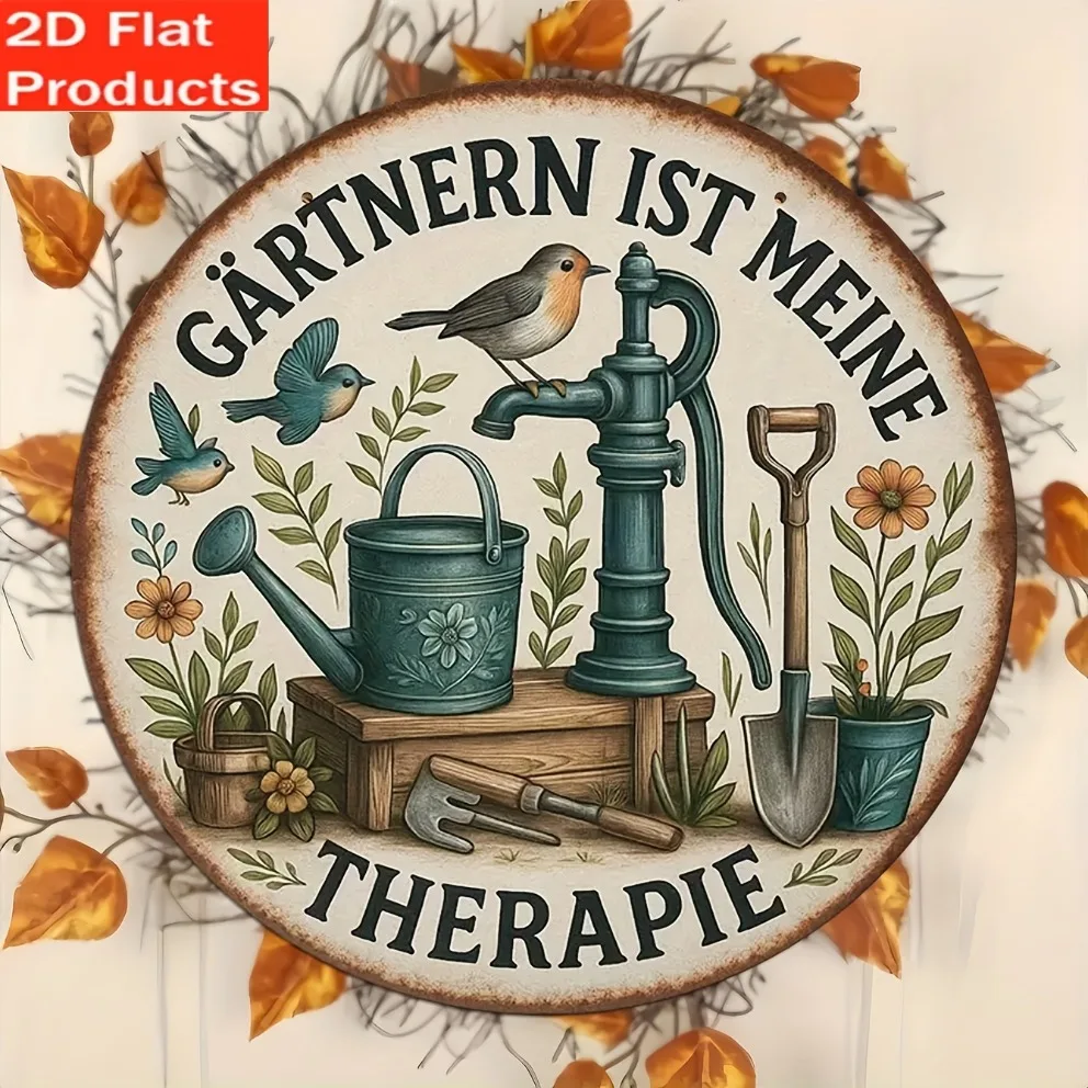 2D Flat: 1 Vintage  Garden Sig - Gardening Tools German recension och pris