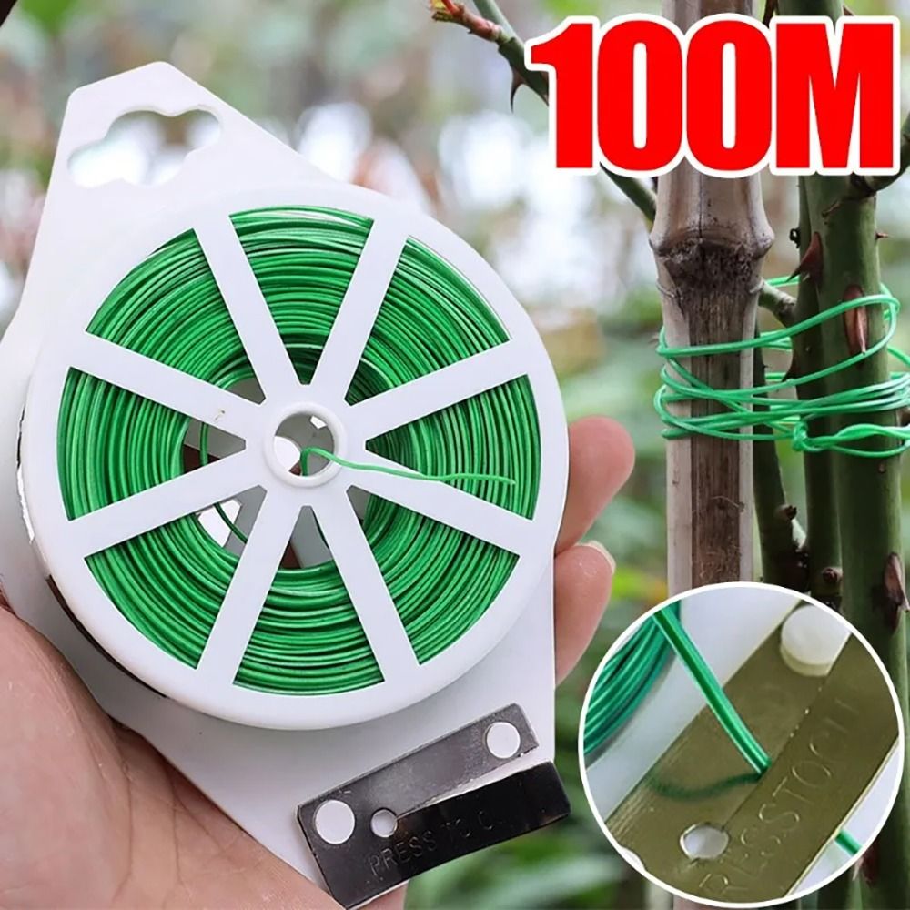 1Pcs Iron Wire Cable Ties Plan - Garden Wire Twist Tie recension och pris