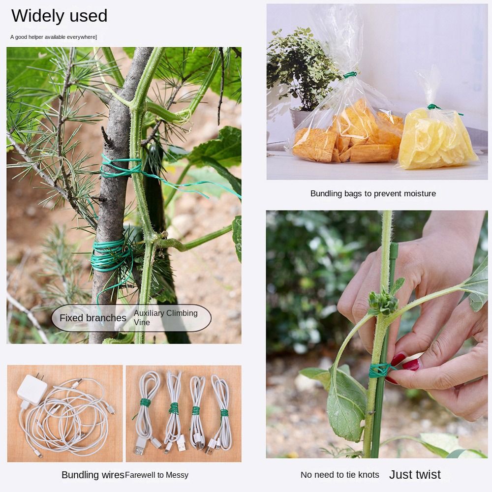 20/50/100m Garden Cable Ties P - Garden Wire Twist Tie recension och pris