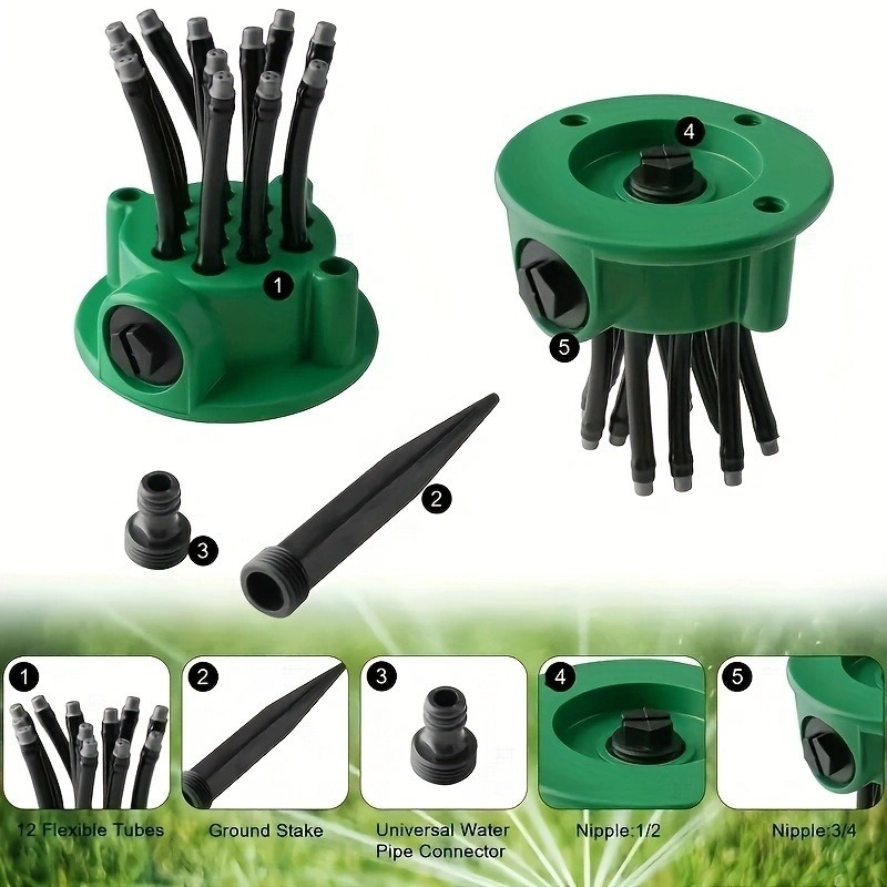 360° Rotating Automatic Garden - Gardening Tools China recension och pris