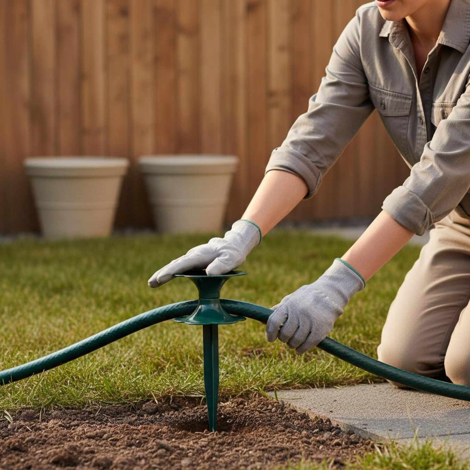 Garden Hose Guide Spike Easy t - Gardening Tools Guide recension och pris