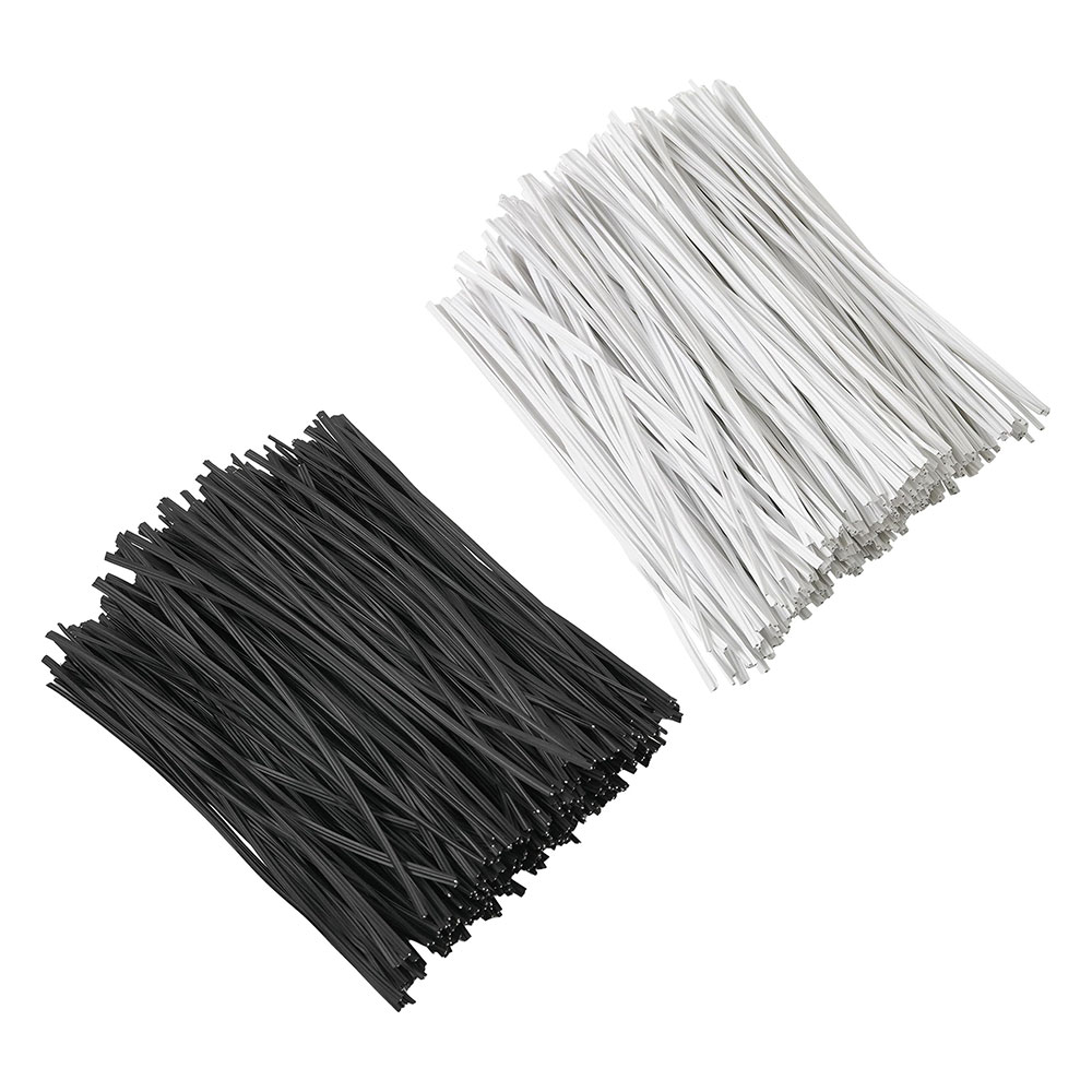 100Pcs BK WH Oblate Iron Wire  - Garden Wire Twist Tie recension och pris