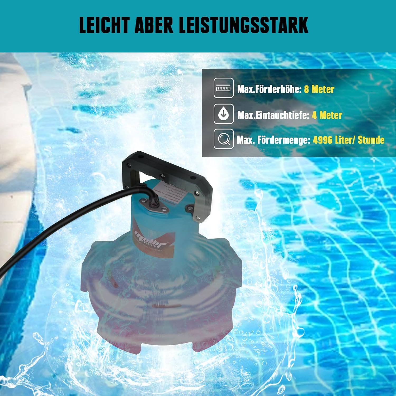 Cordless Submersible Pump for  - Gardening Tools China recension och pris
