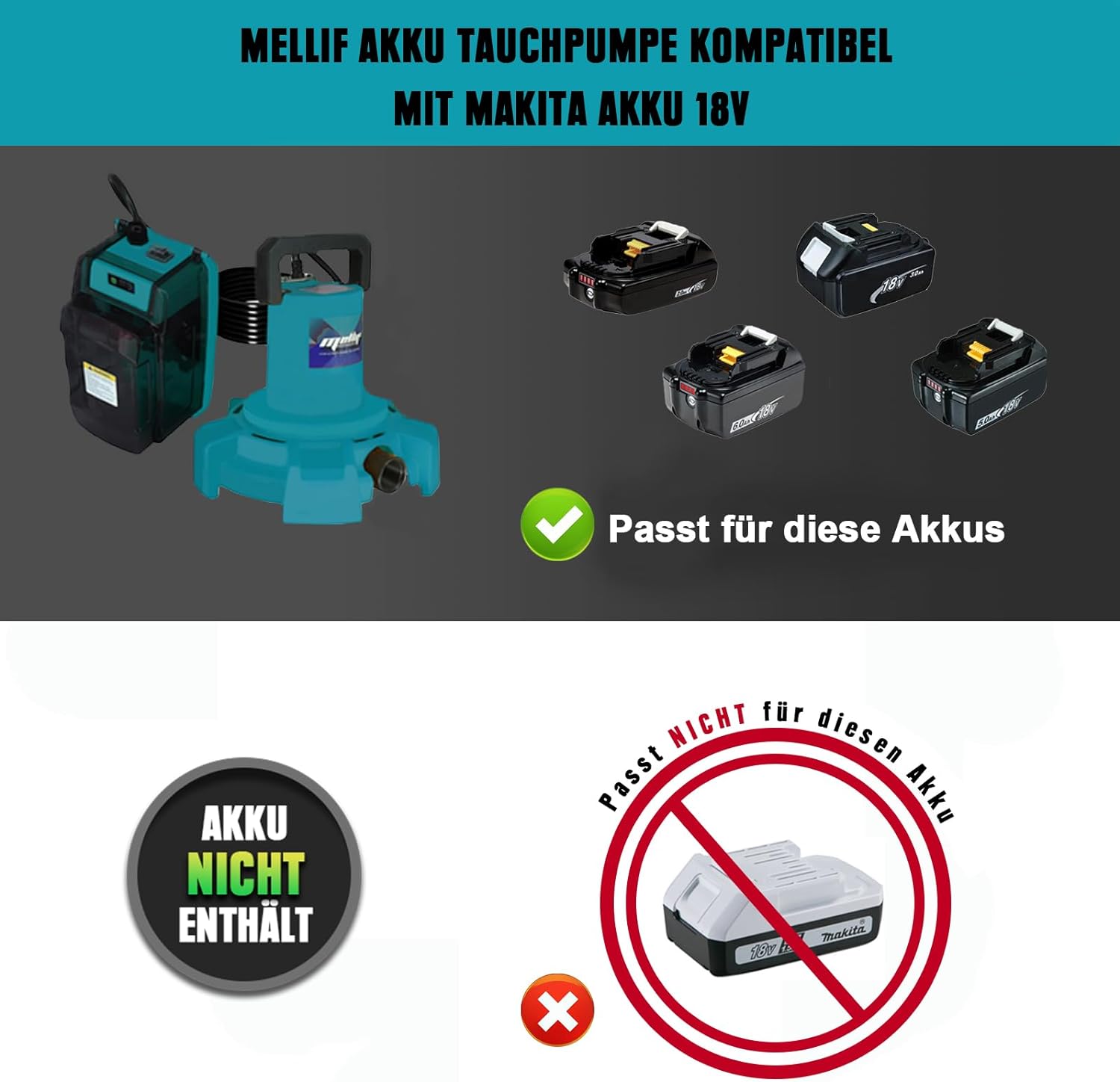 Cordless Submersible Pump for  - Gardening Tools China recension och pris