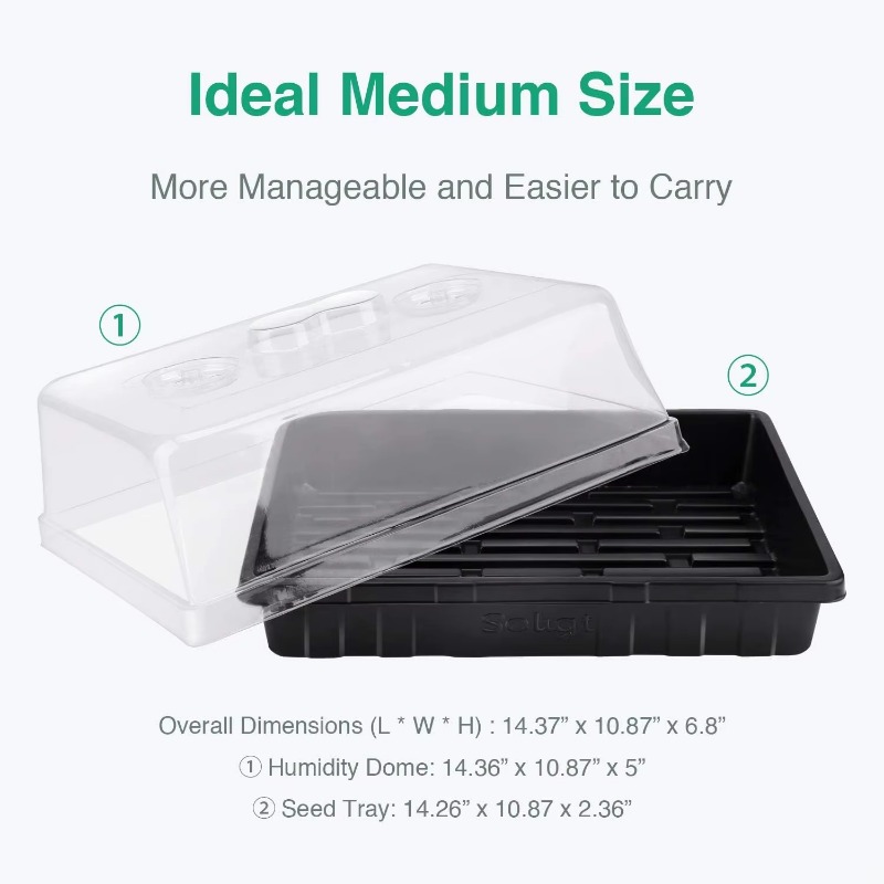 5-Inch plastic humidity dome f - Propagation Tray Dome recension och pris