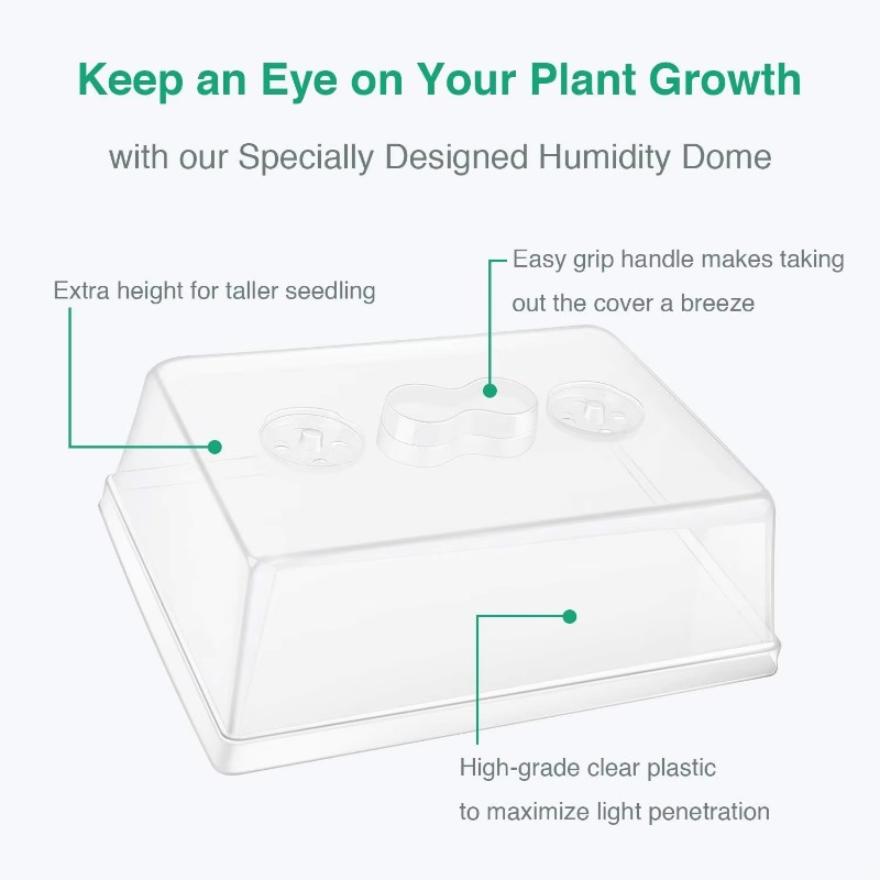 5-Inch plastic humidity dome f - Propagation Tray Dome recension och pris