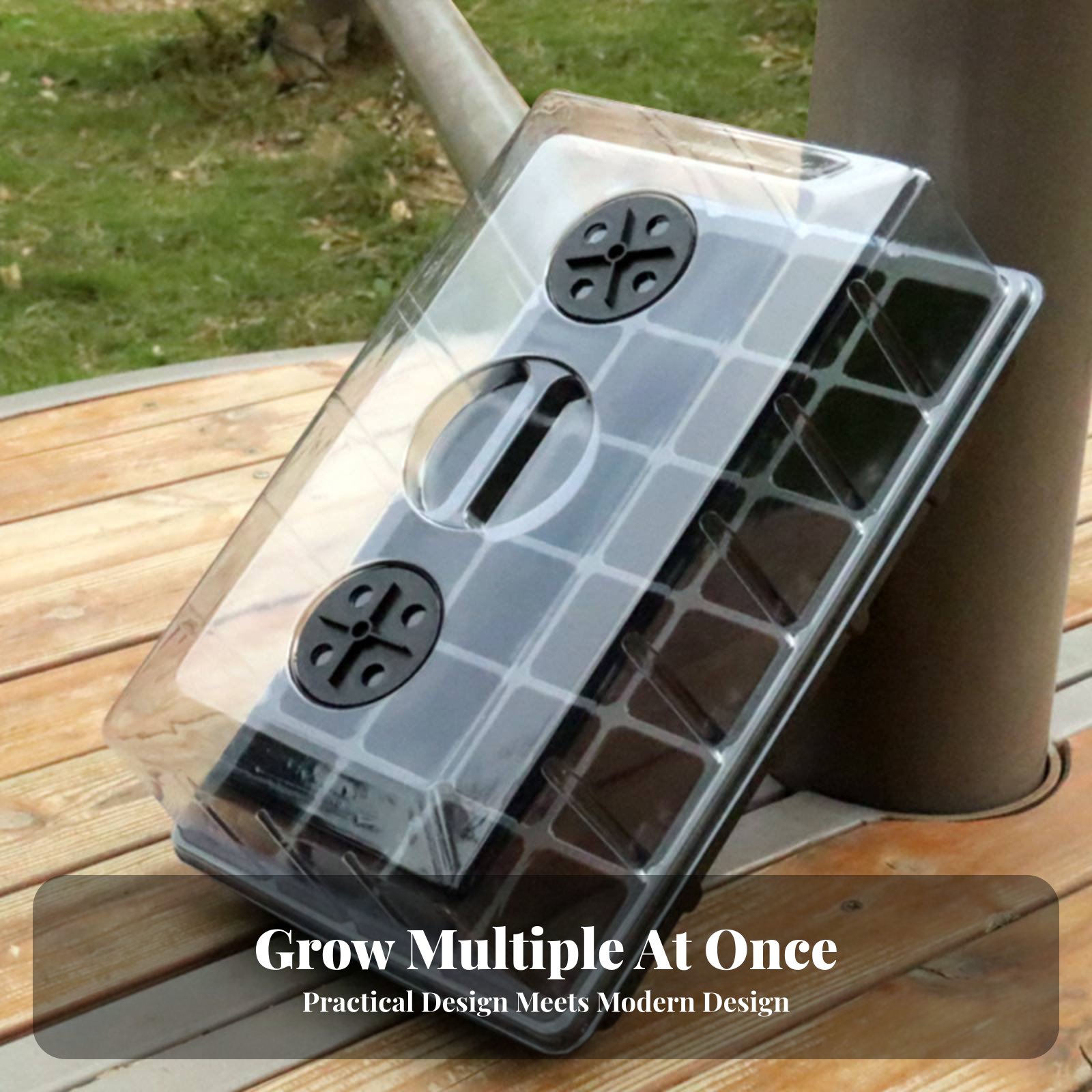 24 Compartment Nursery Tray Tr - Propagation Tray Dome recension och pris