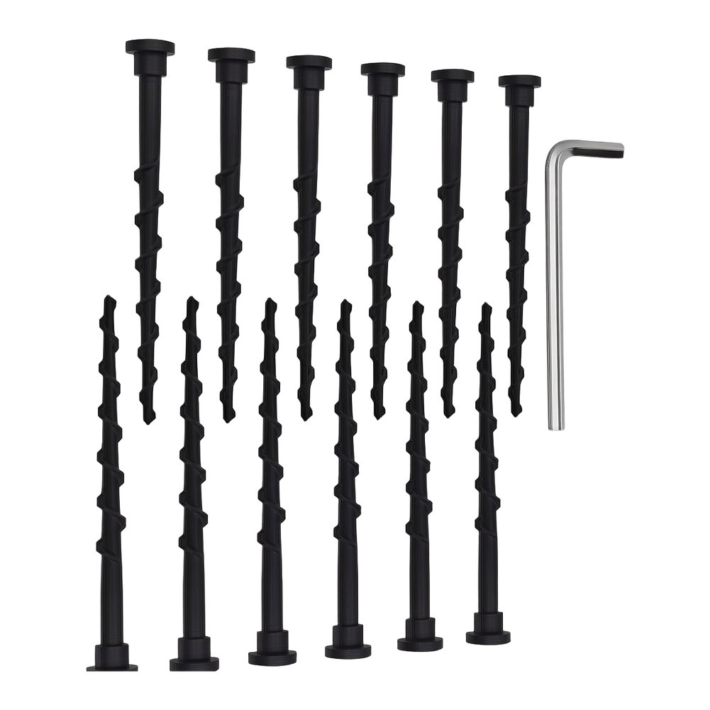 12 Pack Ground Screws 14Cm Hex - Gardening Tools Toolstation recension och pris