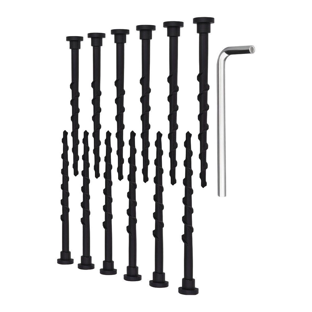 12 Pack Ground Screws 14Cm Hex - Gardening Tools Toolstation recension och pris