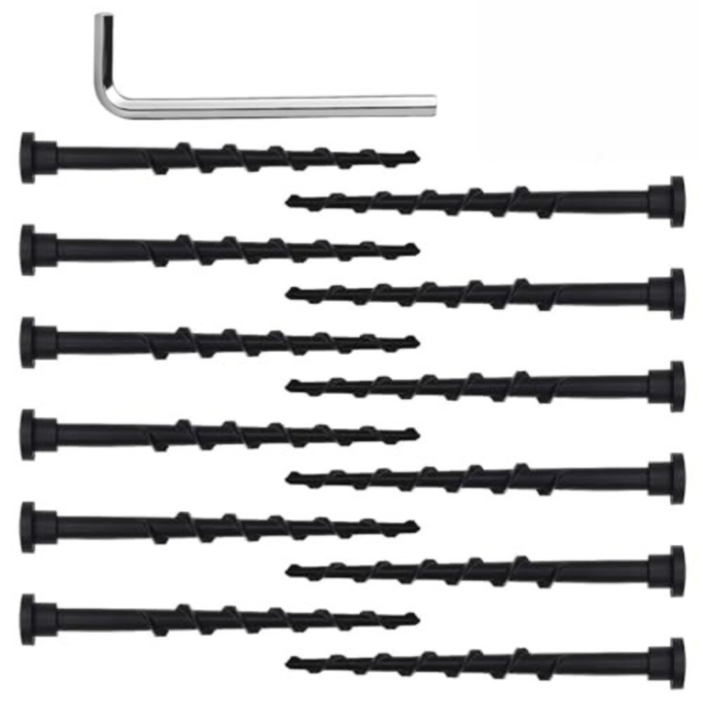 12 Pack Ground Screws 14Cm Hex - Gardening Tools Toolstation recension och pris
