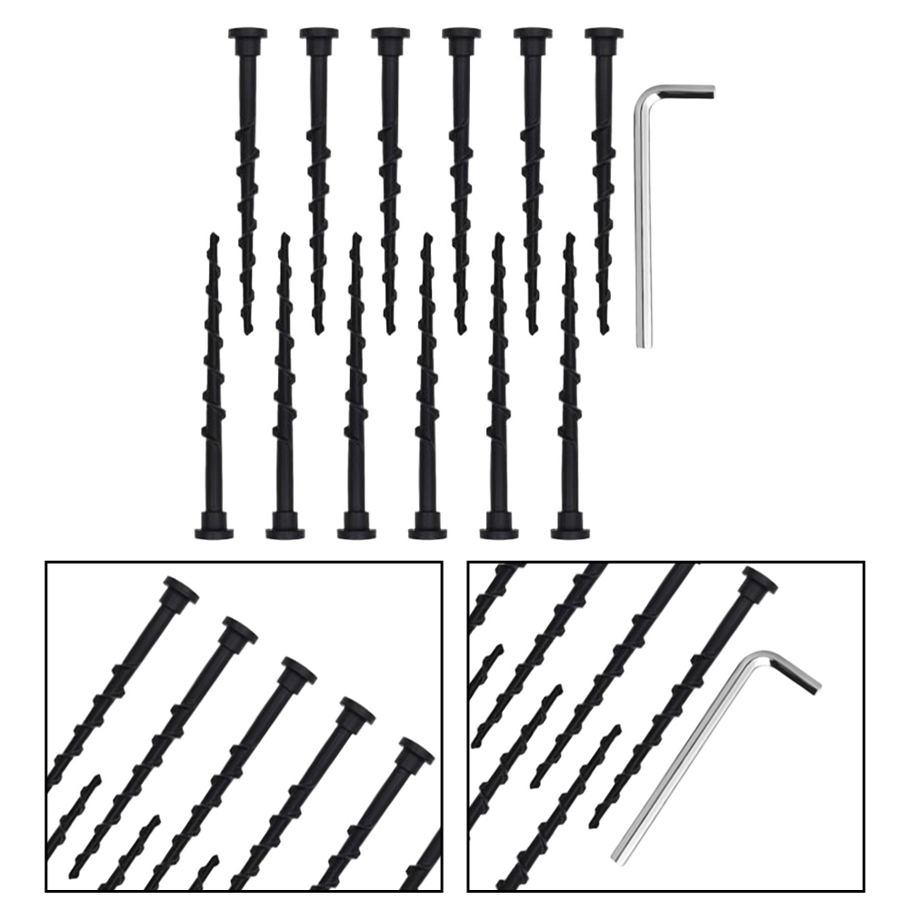 12 Pack Ground Screws 14Cm Hex - Gardening Tools Toolstation recension och pris