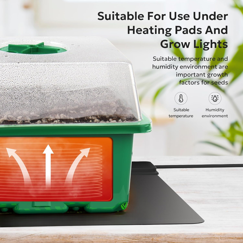 10PCS Seedling Trays Seed Star - Propagation Tray Dome recension och pris