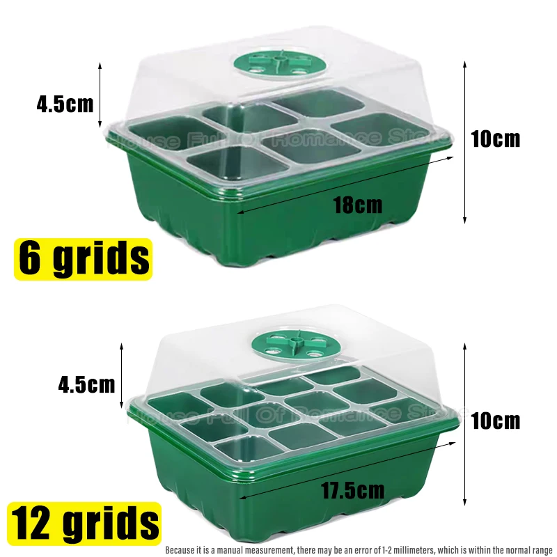 6/12 Grids Growing Starting Nu - Propagation Tray Dome recension och pris