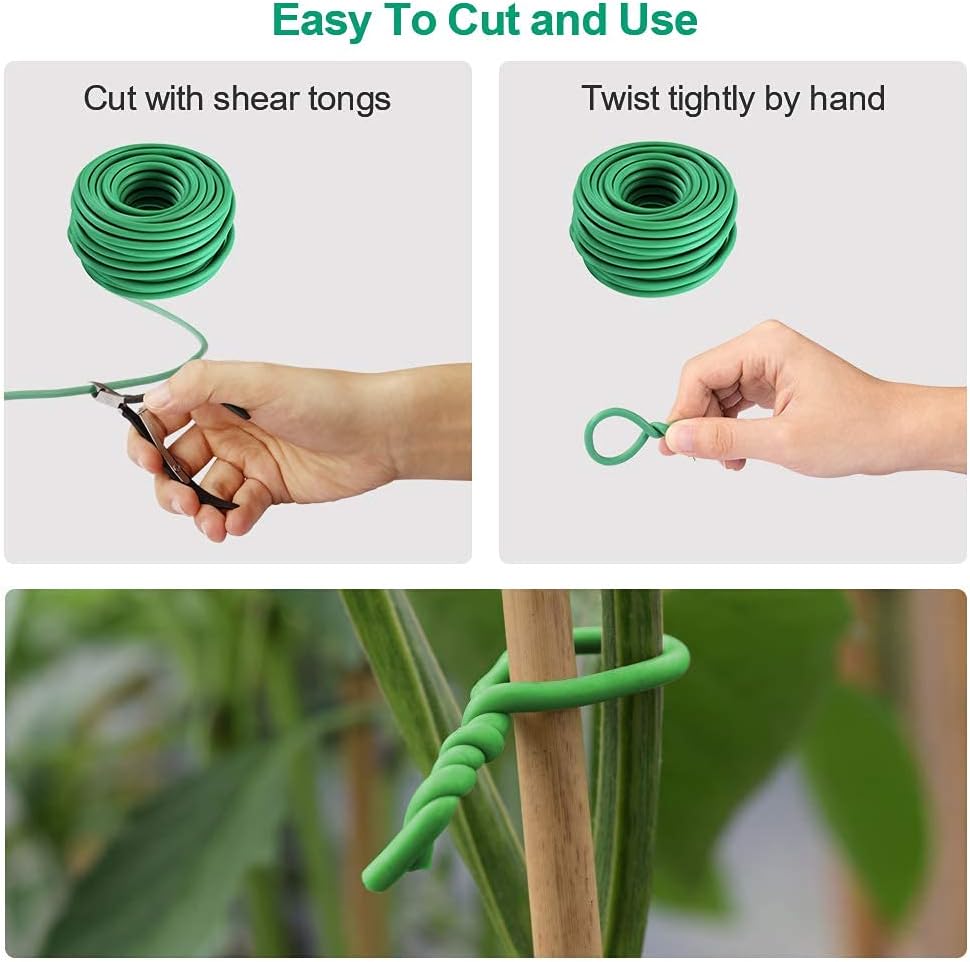 Garden Plants Climbing Tie Gre - Garden Wire Twist Tie recension och pris