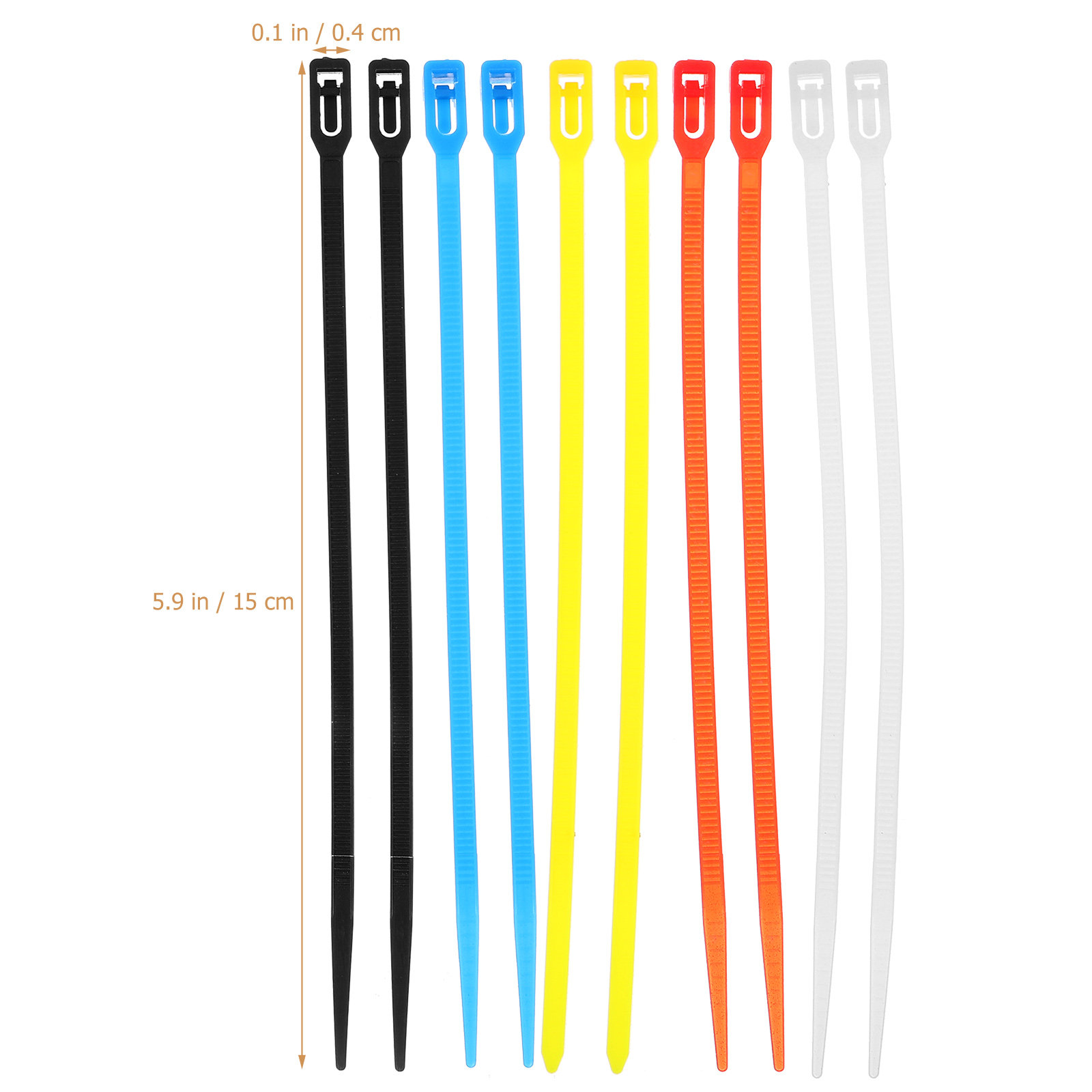 500Pcs Bulk Cable Ties Reusabl - Garden Wire Twist Tie recension och pris