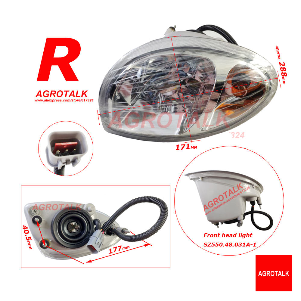 Front head lamp Right / Left f - Gardening Tools China recension och pris