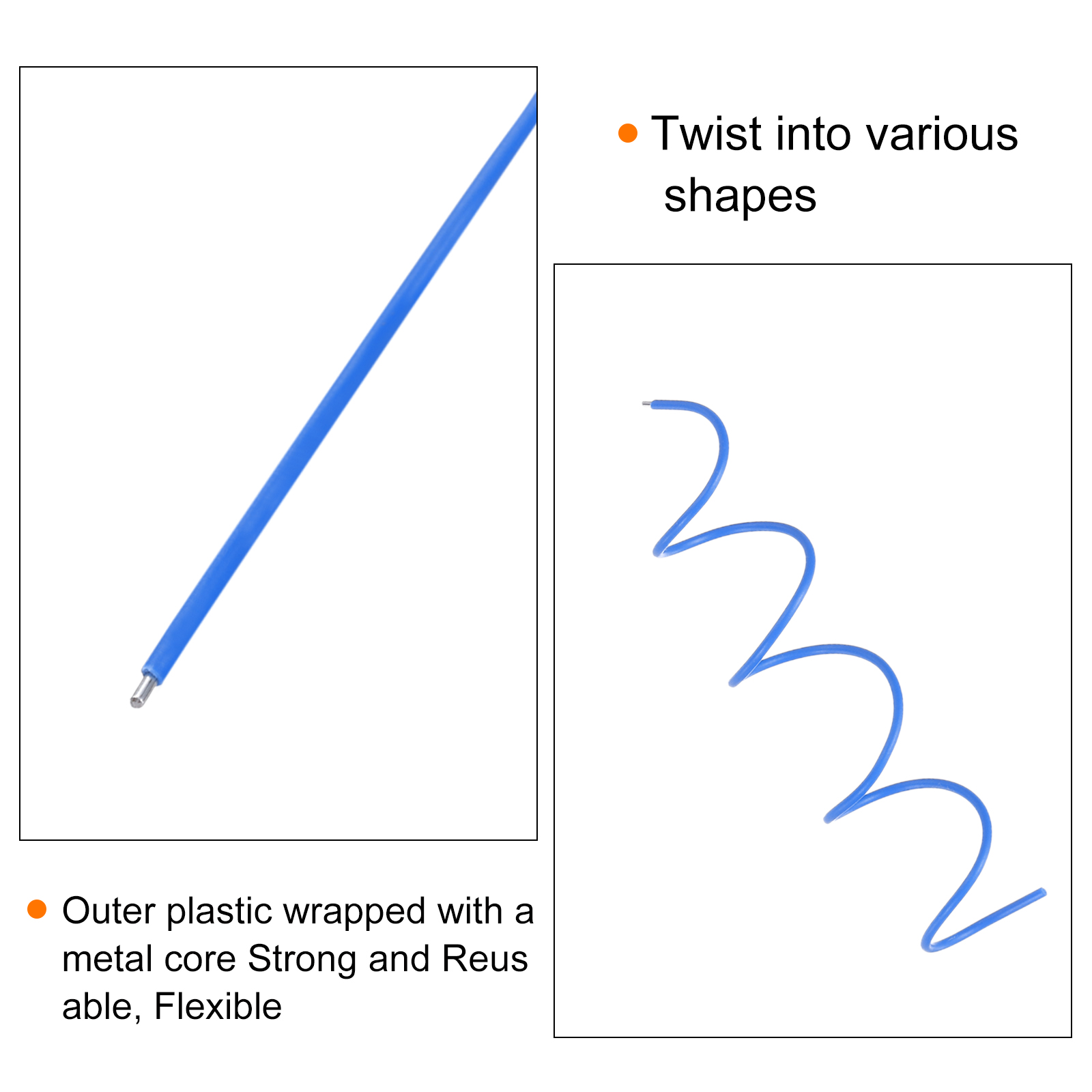 1Pcs Wire Twists Ties 150mm Ro - Garden Wire Twist Tie recension och pris