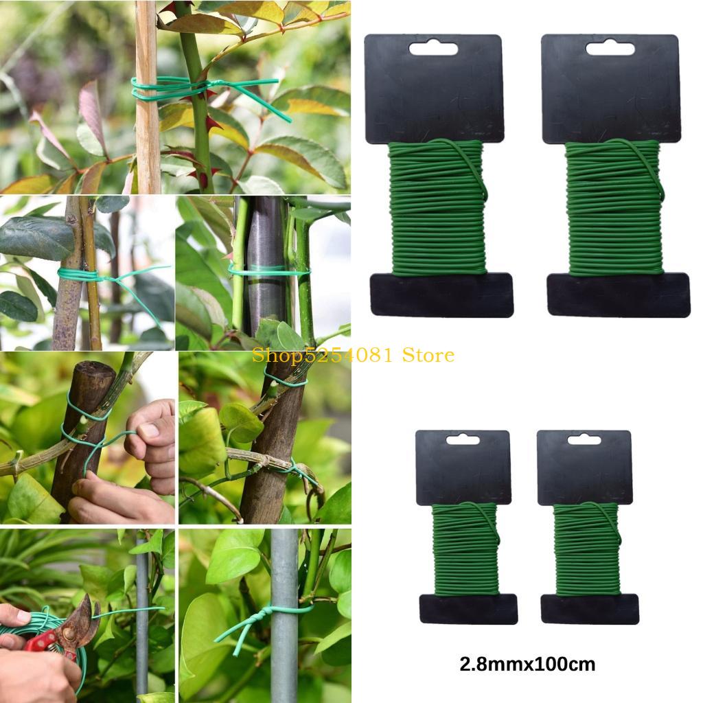 AXYC 2pcs Roll Heavy Duty Sun  - Garden Wire Twist Tie recension och pris
