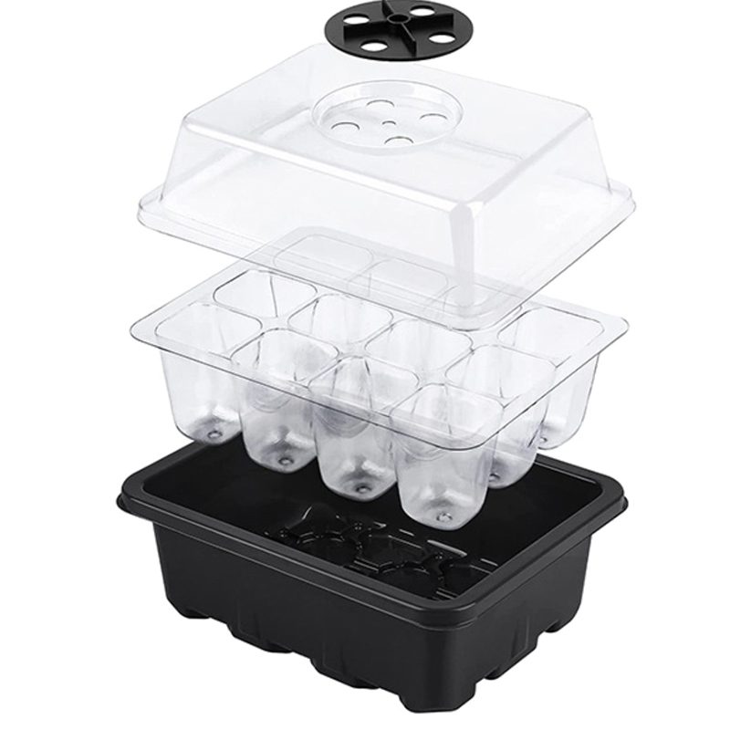 6/12 Holes Seed Starter Tray W - Propagation Tray Dome recension och pris