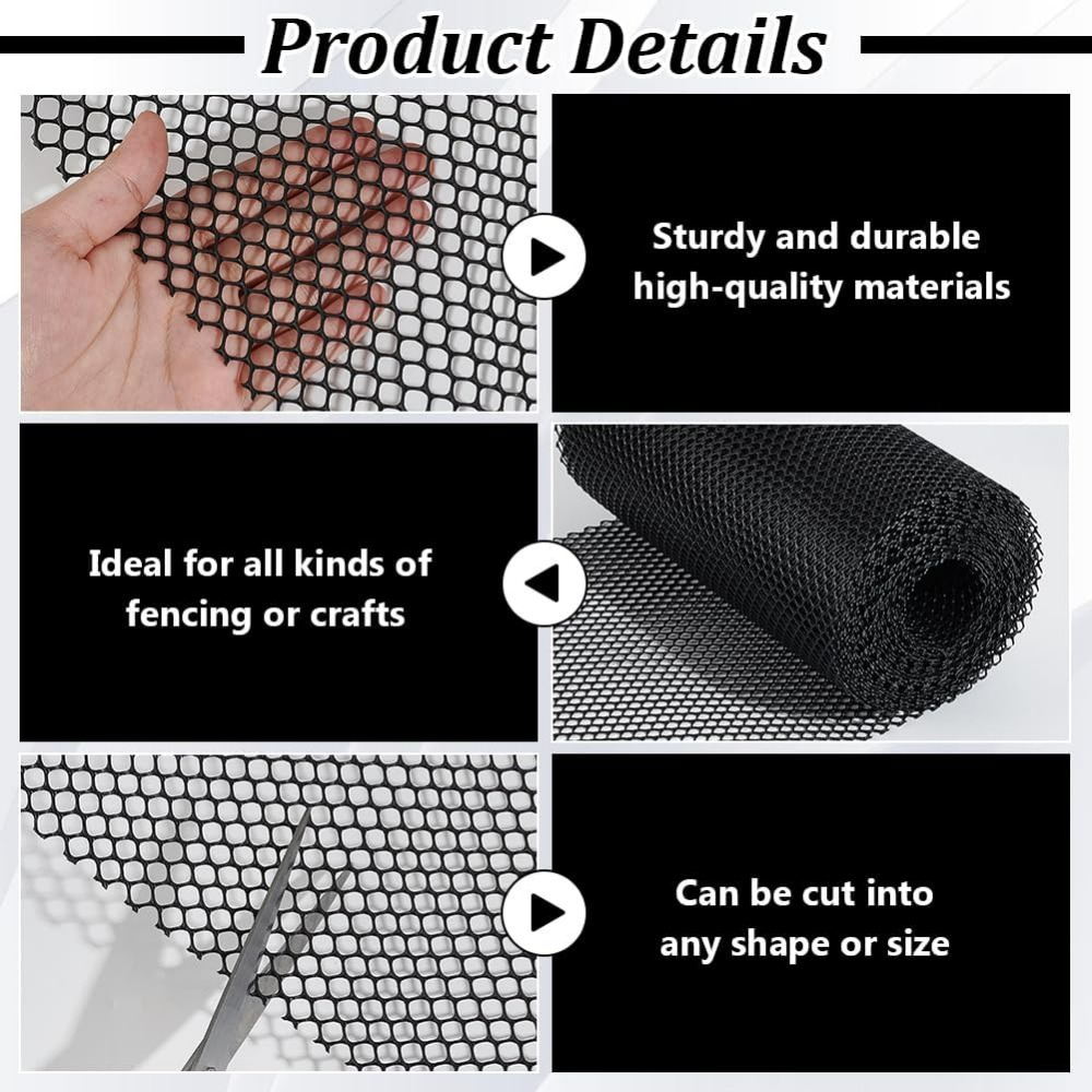 Plastic Wire Mesh Fence 26.2Ft - Garden Wire Twist Tie recension och pris