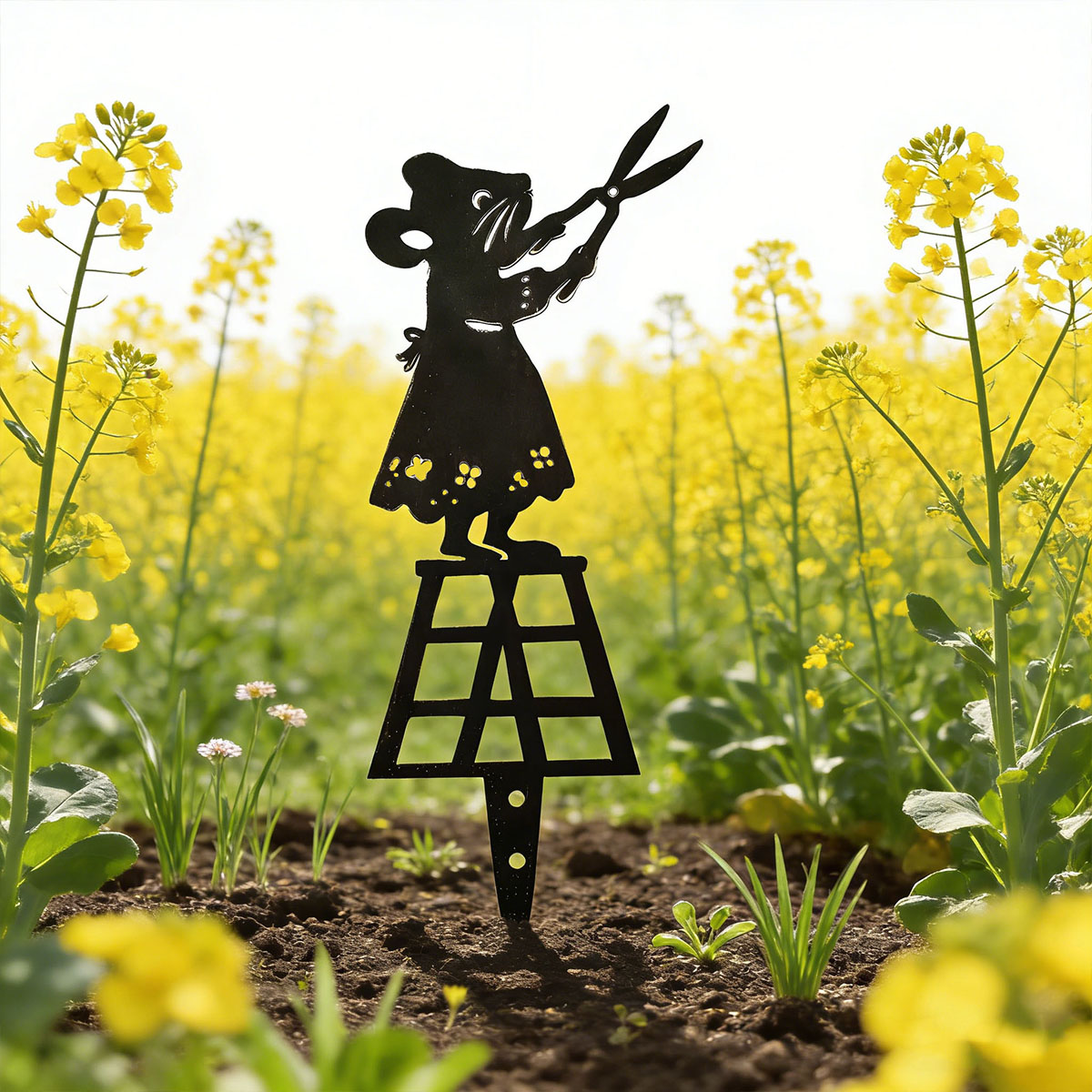 Black Silhouette Line Metal Ga - Gardening Tools Hand recension och pris