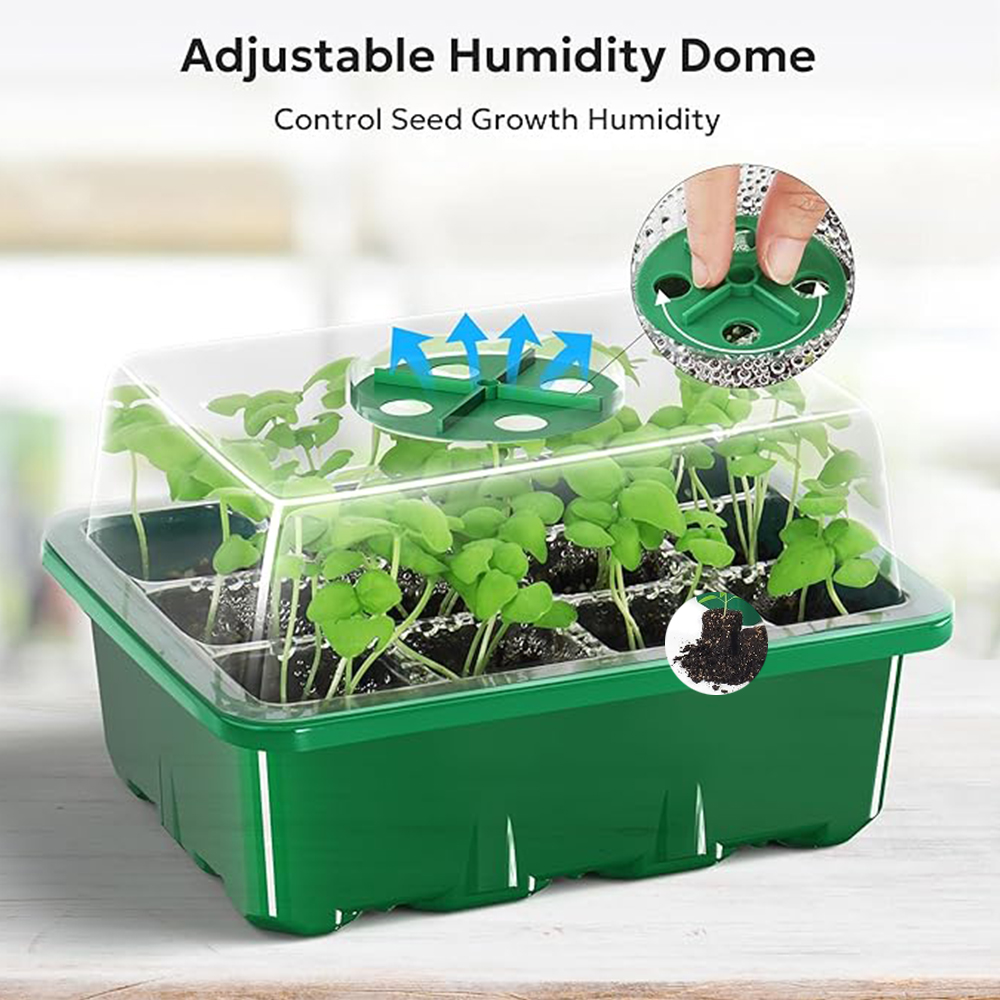10pcs/set Seedling Trays Seed  - Propagation Tray Dome recension och pris