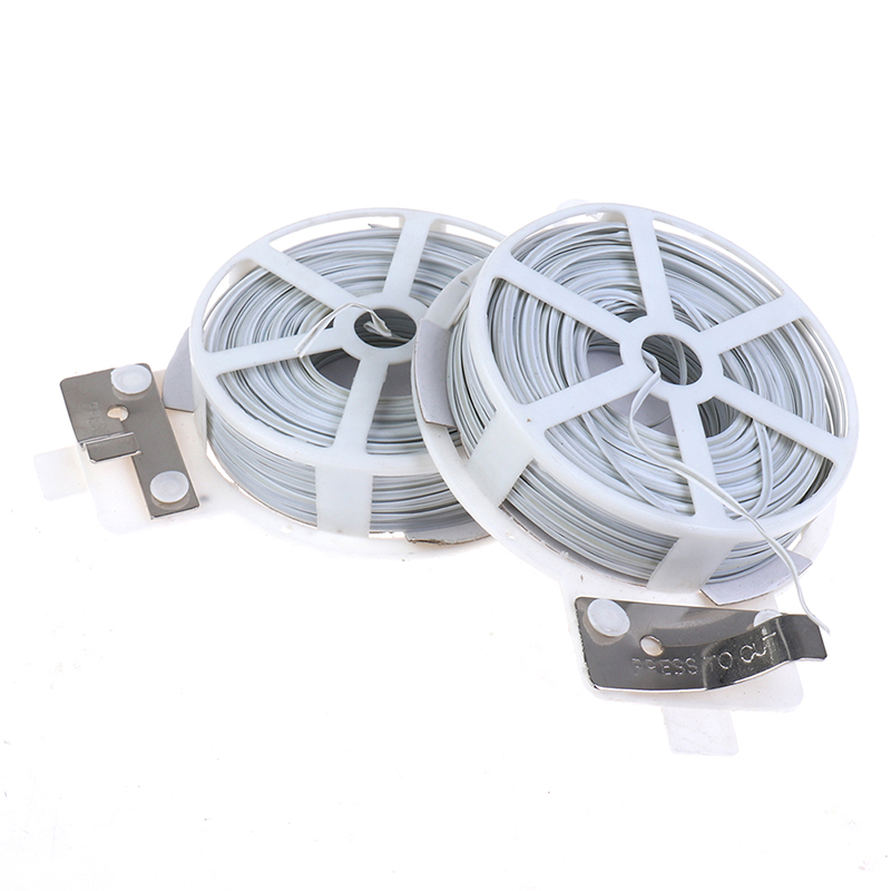 1Pc (50m) White Multi-Function - Garden Wire Twist Tie recension och pris