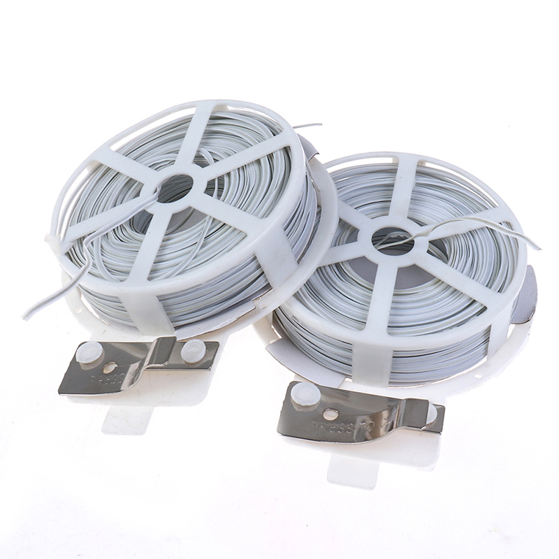 1Pc (50m) White Multi-Function - Garden Wire Twist Tie recension och pris