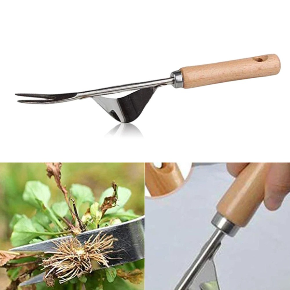 1pcs Wood Handle Stainless Ste - Weed Puller recension och pris