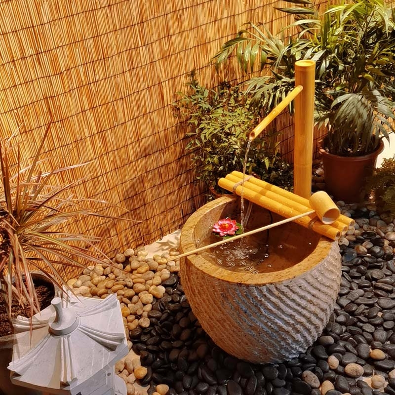 Japanese bamboo Jinglu stone b - Gardening Hand Tools Japanese recension och pris