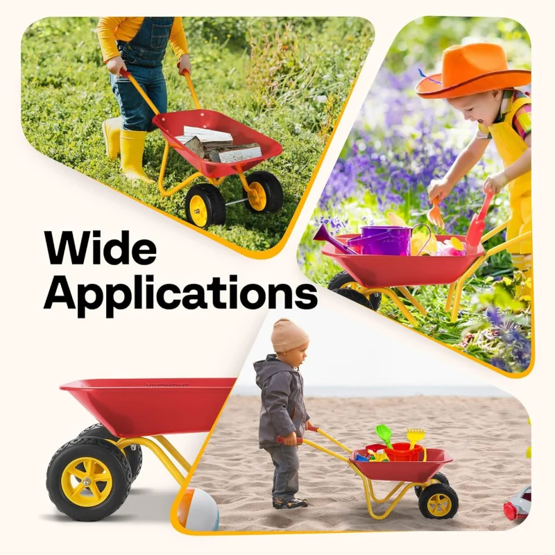 Kids Wheelbarrow Children Gard - Gardening Tools Kids Set recension och pris
